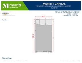 741 Merritt Capital Dr, Wake Forest, NC à louer Plan de site- Image 2 de 6