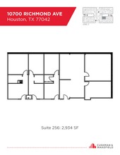 10700 Richmond Ave, Houston, TX à louer Plan d’étage- Image 1 de 1