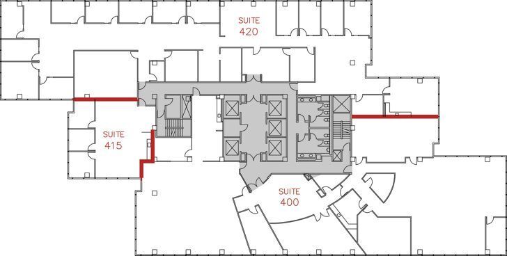 3131 Camino del Rio N, San Diego, CA à louer Plan d’étage- Image 1 de 1