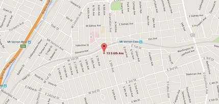 13 S 6th Ave, Mount Vernon, NY - AERIAL map view