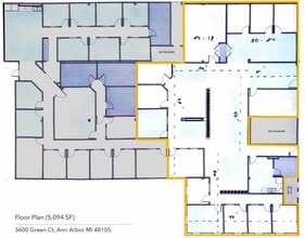 3600 Green Ct, Ann Arbor, MI à louer Plan d’étage- Image 1 de 12