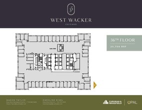 35 W Wacker Dr, Chicago, IL à louer Plan d’étage- Image 1 de 1