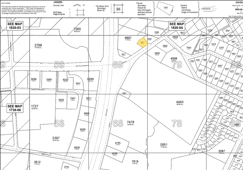 2208 S Main St, Wake Forest, NC à vendre - Plan cadastral - Image 3 de 4