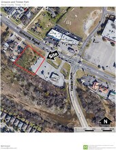 Grissom Road at Timber Path path, San Antonio, TX - AÉRIEN Vue de la carte - Image1