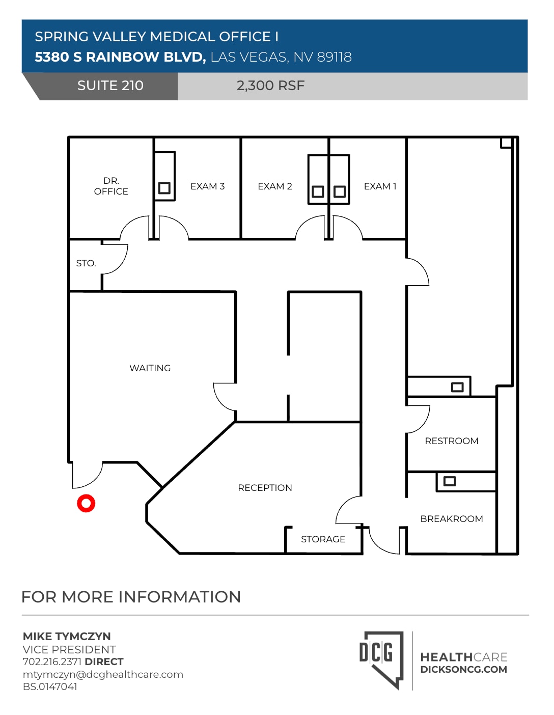 5380 S Rainbow Blvd, Las Vegas, NV for lease Floor Plan- Image 1 of 1