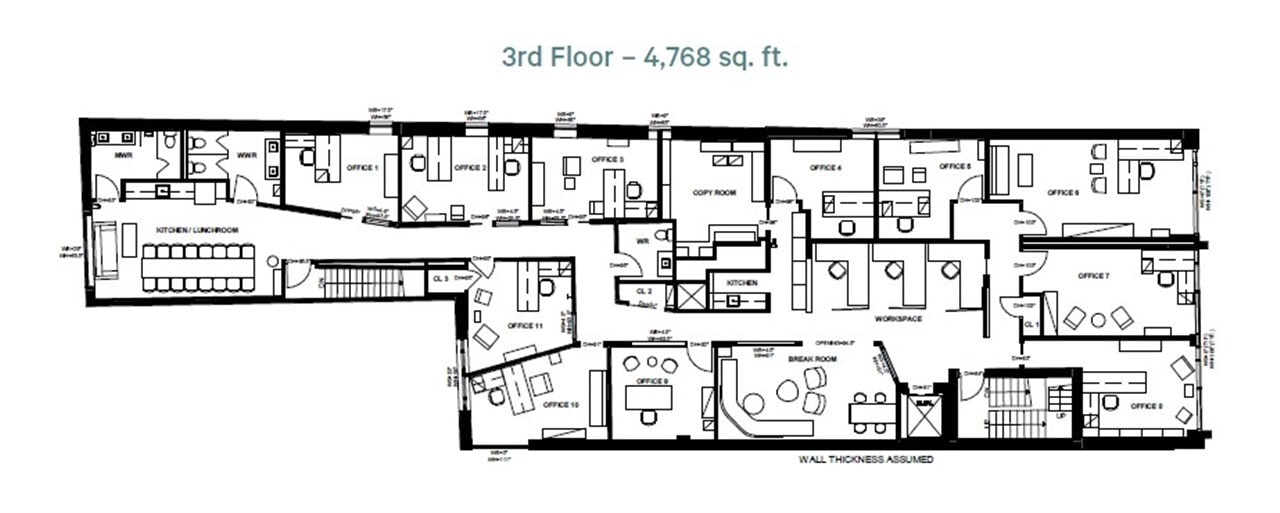 231-235 King St E, Toronto, ON à louer Plan d’étage- Image 1 de 1