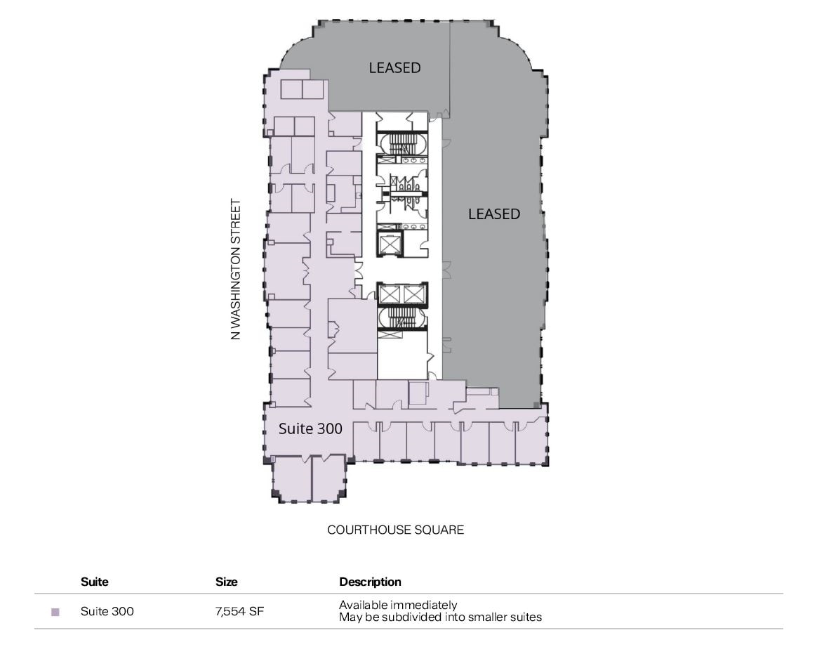 11 N Washington St, Rockville, MD for lease Floor Plan- Image 1 of 1