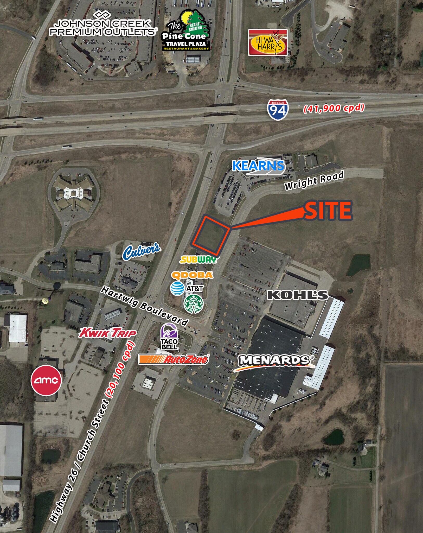 555 Wright -1, Johnson Creek, WI à vendre Photo du bâtiment- Image 1 de 2