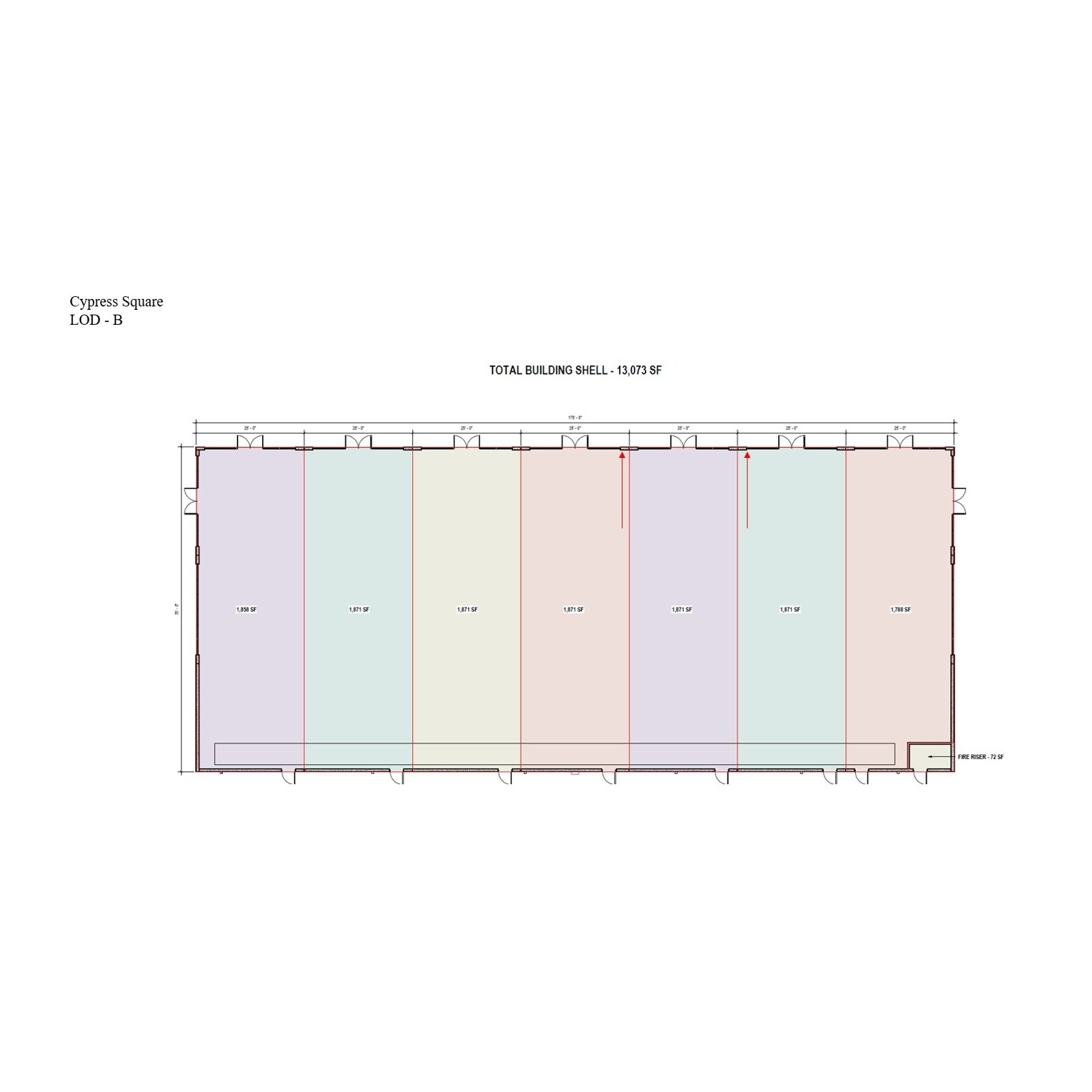 19715 Longenbaugh Rd, Cypress, TX à louer Plan d’étage- Image 1 de 1
