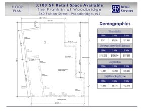 360 Fulton St, Woodbridge, NJ à louer Plan d’étage- Image 1 de 1