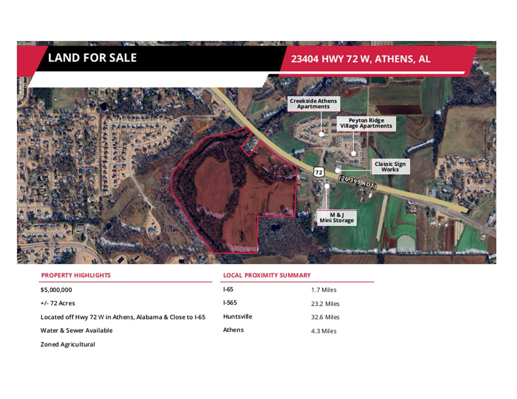 23404 Hwy 72 W, Athens, AL for sale Building Photo- Image 1 of 6
