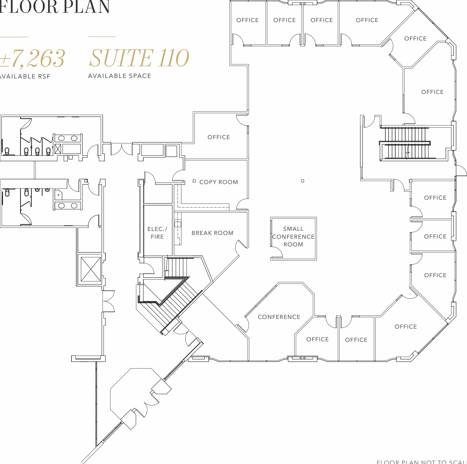 7077 Koll Center Pky, Pleasanton, CA à louer Plan d’étage- Image 1 de 3