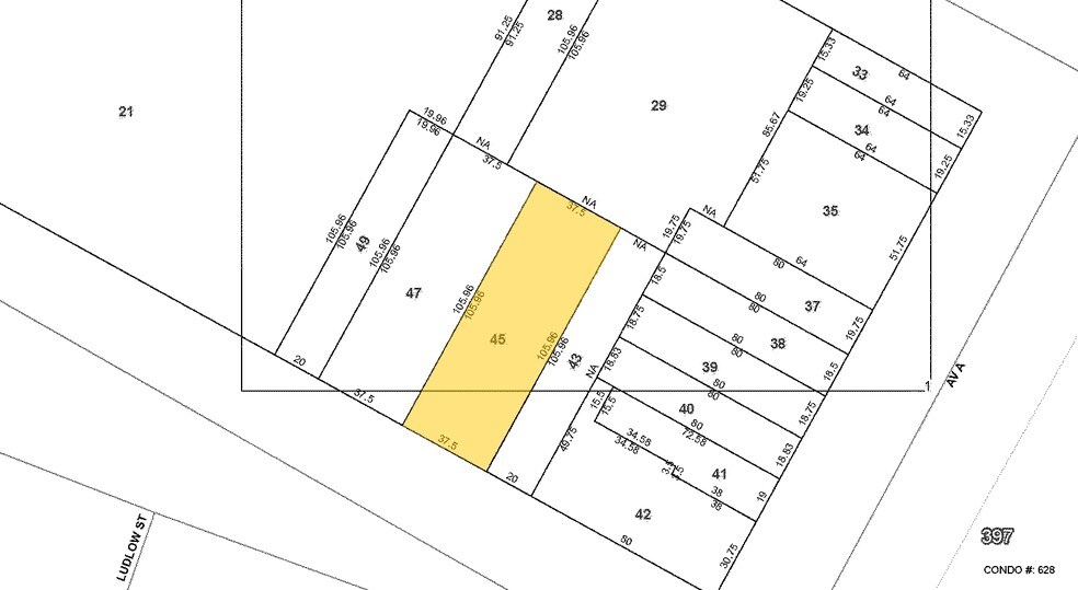 114-116 E First St, New York, NY for sale - Plat Map - Image 2 of 4