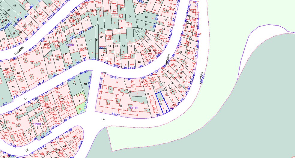 Terrain dans Barcelone, Barcelona à vendre - Plan de site - Image 2 de 2