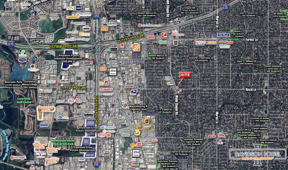 Dallas - 3201 Royal Ln., Dallas, TX à vendre - Photo du bâtiment - Image 2 de 2