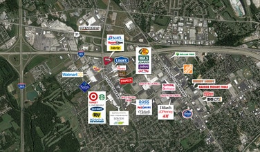 1370 Veterans Pky, Clarksville, IN - AERIAL map view