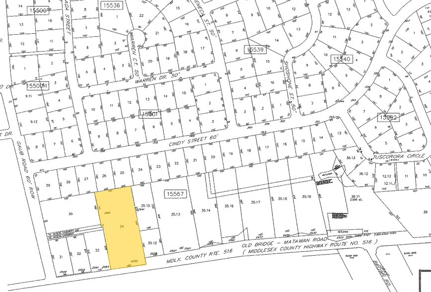 2541-2581 County Rd 516, Old Bridge, NJ for lease - Plat Map - Image 2 of 11