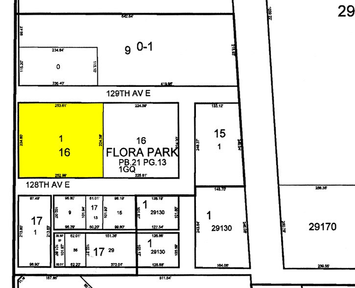 12811 Nebraska Ave N, Tampa, FL à louer - Plan cadastral - Image 2 de 6