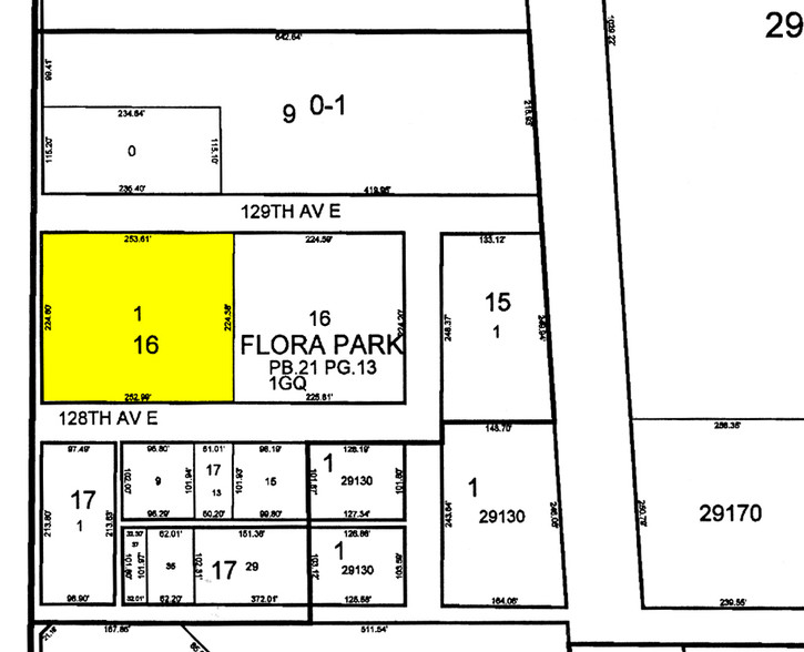 12811 Nebraska Ave N, Tampa, FL for sale - Plat Map - Image 1 of 1