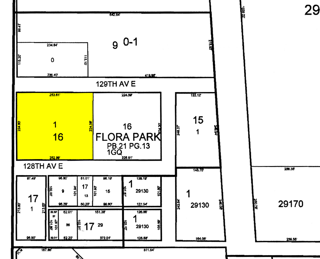 12811 Nebraska Ave N, Tampa, FL à vendre Plan cadastral- Image 1 de 1