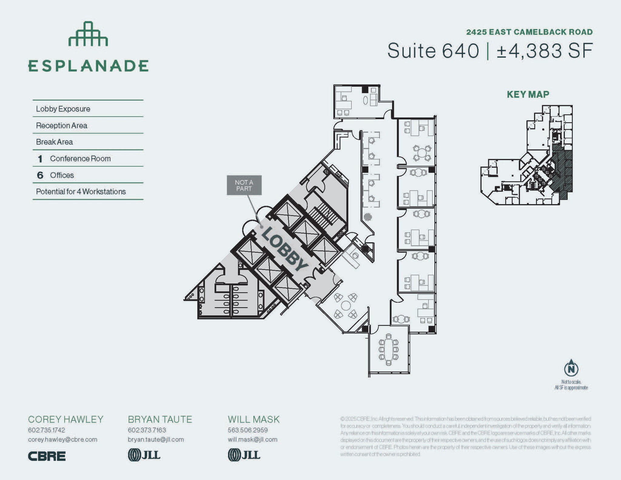 2425 E Camelback Rd, Phoenix, AZ for lease Floor Plan- Image 1 of 1
