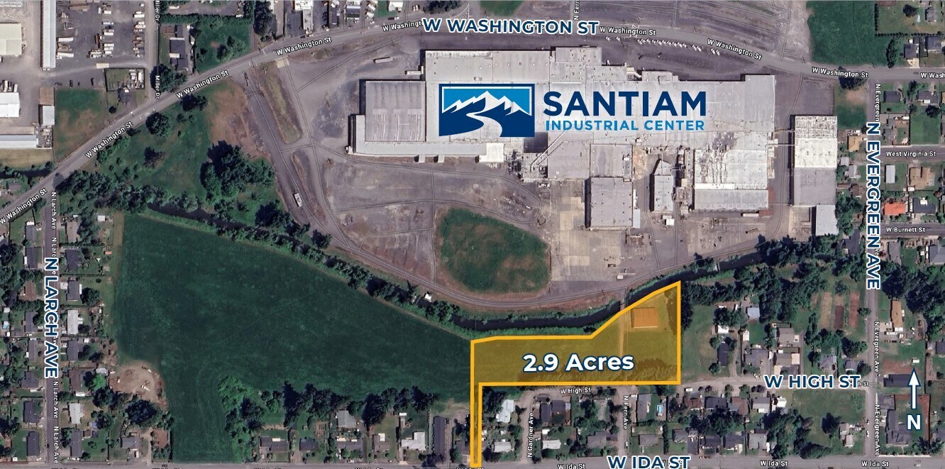 930 W Washington St, Stayton, OR for sale Aerial- Image 1 of 2