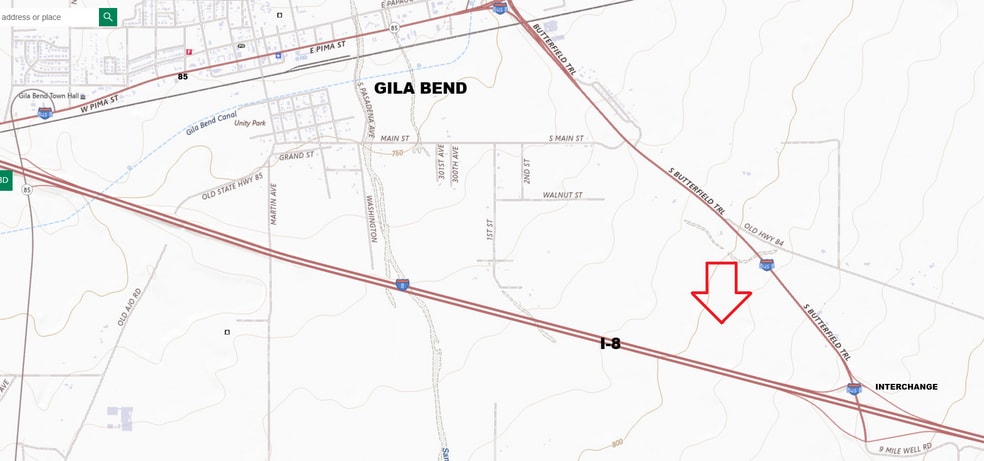 Butterfield Tr at I-8 Interchange, Gila Bend, AZ for sale - Building Photo - Image 2 of 6