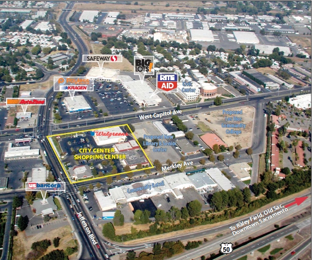 817-845 Jefferson Blvd, West Sacramento, CA for lease - Aerial - Image 2 of 6