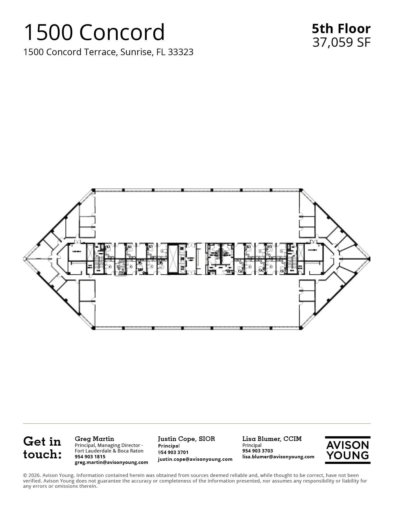 1500 Concord Ter, Sunrise, FL for lease Floor Plan- Image 1 of 1