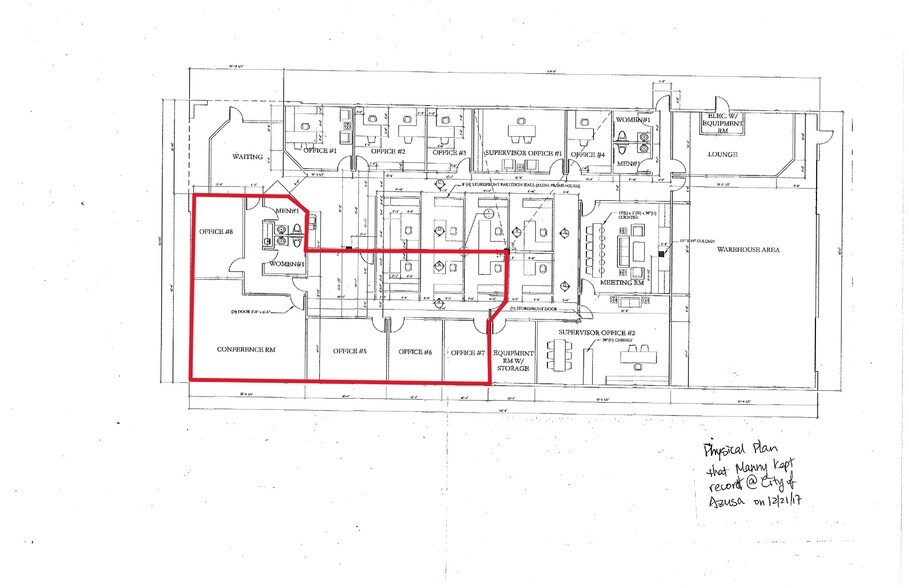 1250 Mountain View Cir, Azusa, CA à louer - Plan d’étage - Image 3 de 10
