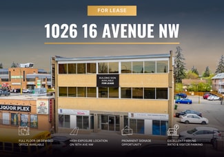 Plus de détails pour 1026 16th Ave NW, Calgary, AB - Bureau à louer