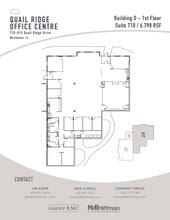 300-490 Quail Ridge Dr, Westmont, IL à louer Plan d’étage- Image 1 de 1