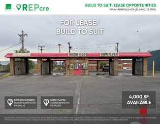 More details for 599 N Yarbrough Dr, El Paso, TX - Land for Lease