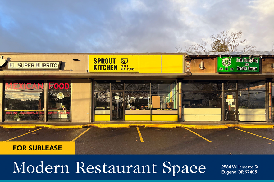 2564 Willamette St, Eugene, OR for lease - Building Photo - Image 1 of 6