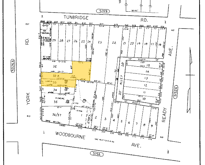 5411 York Rd, Baltimore, MD à vendre - Plan cadastral - Image 2 de 3