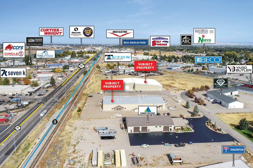 Industrial Sale Leaseback portfolio of 2 properties for sale on LoopNet.ca - Aerial - Image 2 of 3