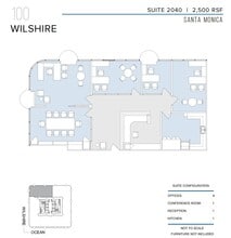 100 Wilshire Blvd, Santa Monica, CA for lease Floor Plan- Image 1 of 1