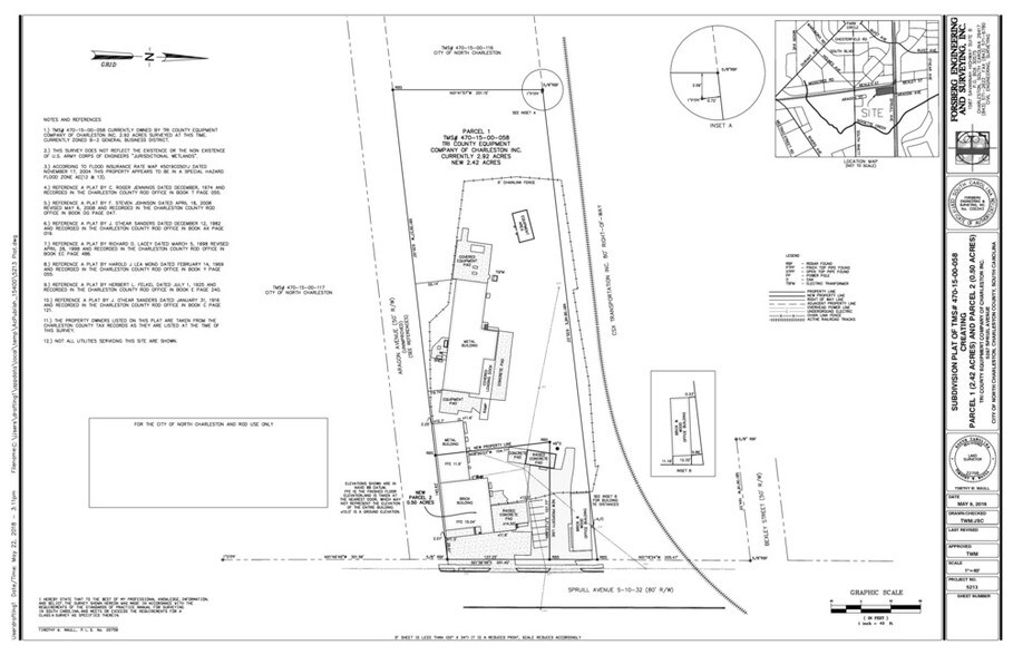 4289 Spruill Ave, North Charleston, SC à louer - Plan cadastral - Image 2 de 20