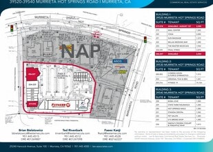 Murrieta Hot Springs Rd, Murrieta, CA à louer Plan de site- Image 1 de 1