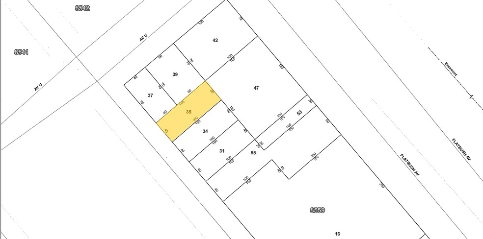 2215 Hendrickson St, Brooklyn, NY à vendre - Plan cadastral - Image 3 de 36