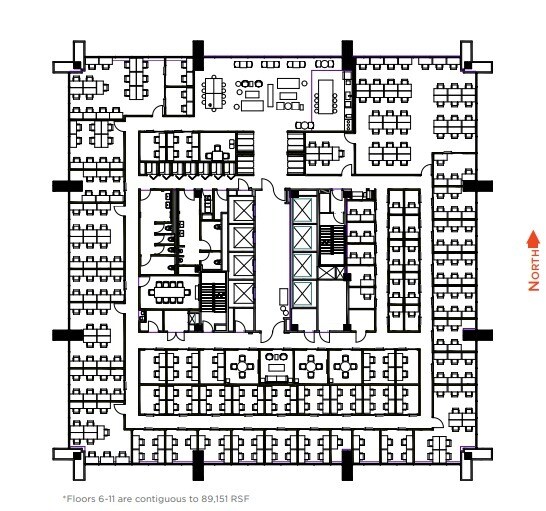 600 B St, San Diego, CA à louer Plan d  tage- Image 1 de 1