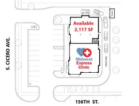 15541 Cicero Ave, Oak Forest, IL for lease Interior Photo- Image 1 of 1