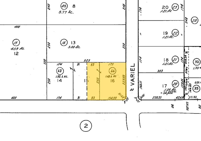 21101-21115 Oxnard St, Woodland Hills, CA for lease - Plat Map - Image 1 of 1