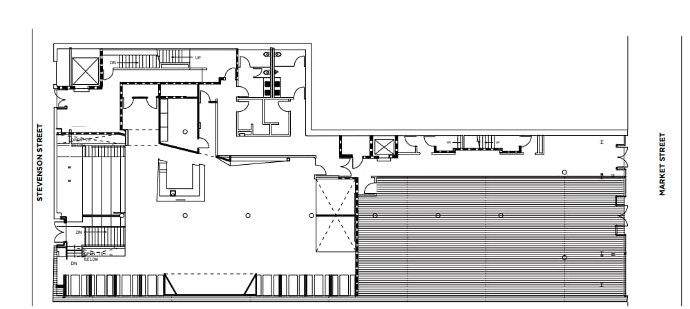 1017-1019 Market St, San Francisco, CA à louer Plan d’étage- Image 1 de 1