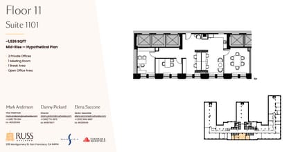 235 Montgomery St, San Francisco, CA for lease Floor Plan- Image 1 of 2