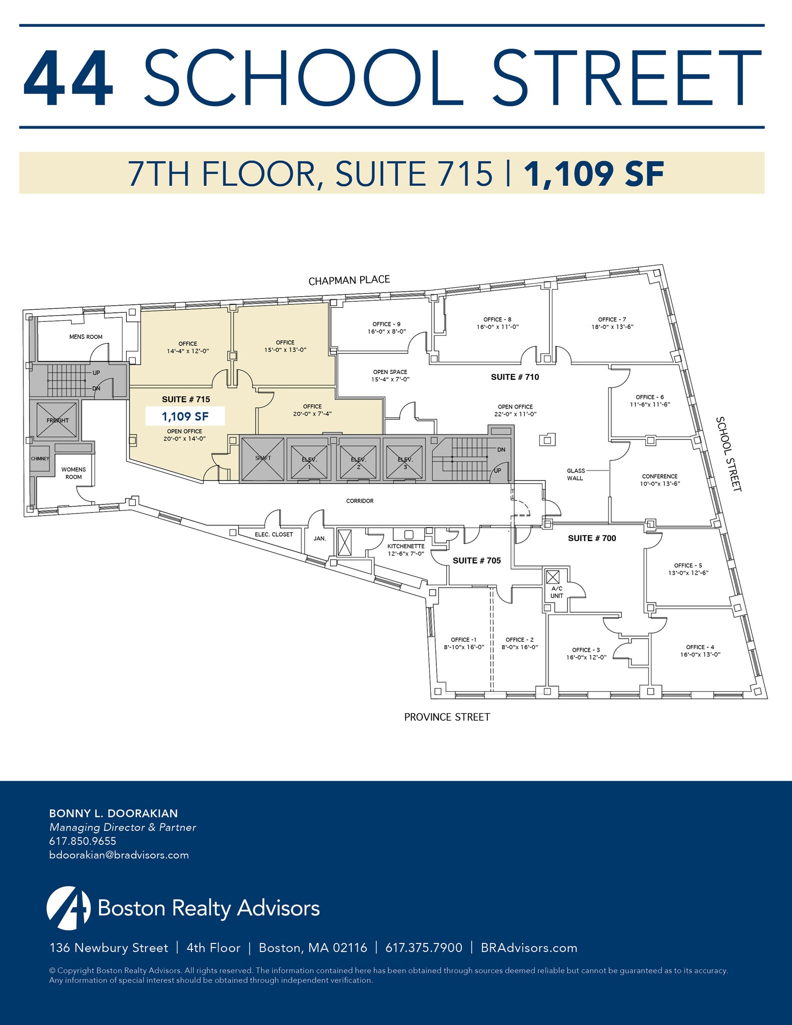 44 School St, Boston, MA for lease Floor Plan- Image 1 of 1