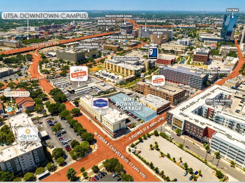 331 S Flores St, San Antonio, TX à vendre - Photo du bâtiment - Image 2 de 7