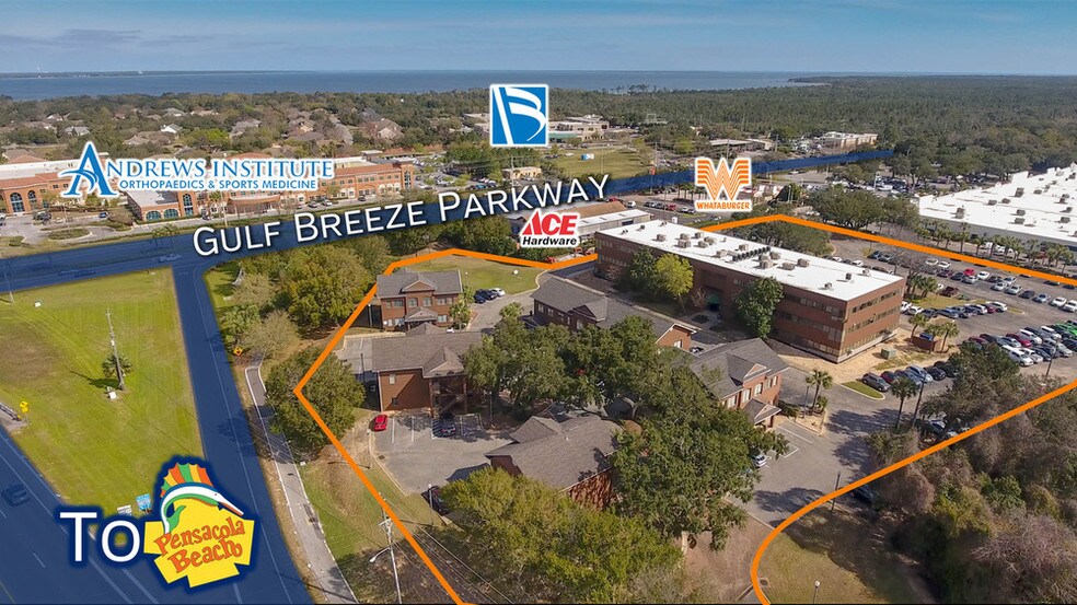 1101 Gulf Breeze Pky, Gulf Breeze, FL à vendre - Photo du bâtiment - Image 3 de 8