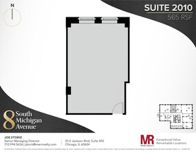 8 S Michigan Ave, Chicago, IL à louer Plan d  tage- Image 1 de 2