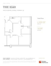 3550 N Central Ave, Phoenix, AZ à louer Plan d’étage- Image 1 de 1